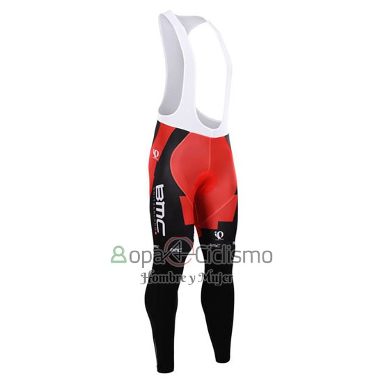 Bmc Ropa Ciclismo Culotte Largo 2015 Mangas Largas Negro y Rojo